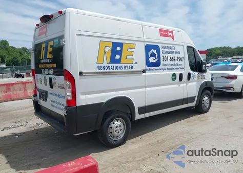 2020 Ram Promaster 1500 High Roof 136 Wb from USA, damaged, VIN 3C6TRVBG0LE127103